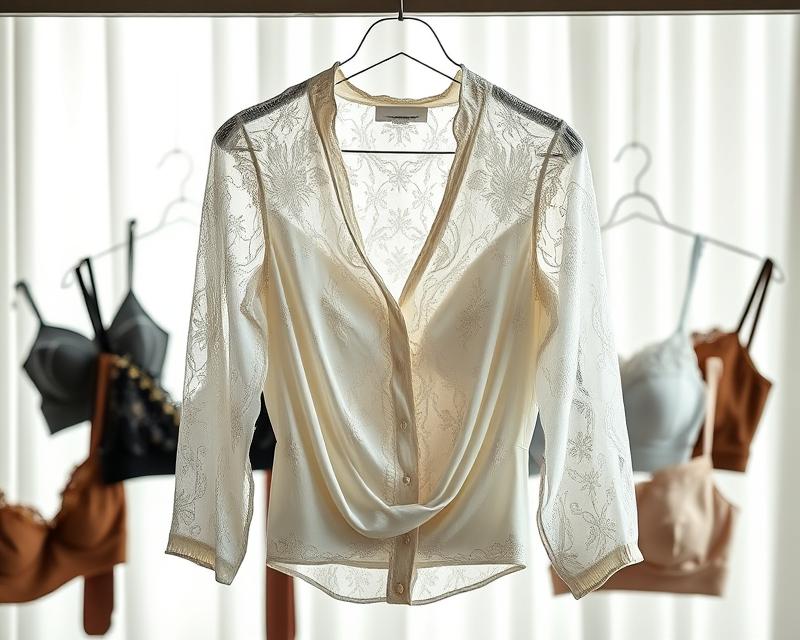 Jak dobrać biustonosz pod koronkową bluzkę do różnych stylizacji?