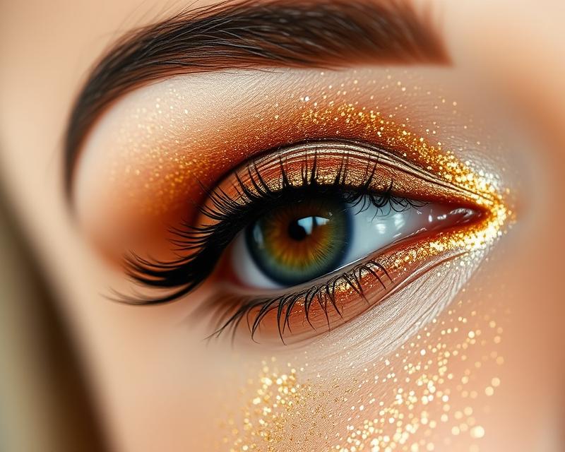Złoty makijaż oczu – trendy, techniki i inspiracje na każdą okazję